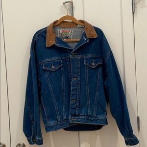 Vintage Campus Denim Jacket Retro